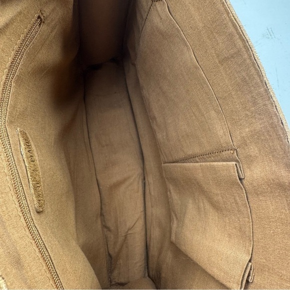 Jane & Marie Brown Suede Leopard Tote Shoulder Bag - Picture 12 of 16